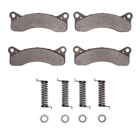 Dynamic Friction Co 3000 Semi-Metallic Brake Pads Hardware Kit, Low Dust, 100% Copper Free, 100% Asbestos-free, Front 1311-0020-01